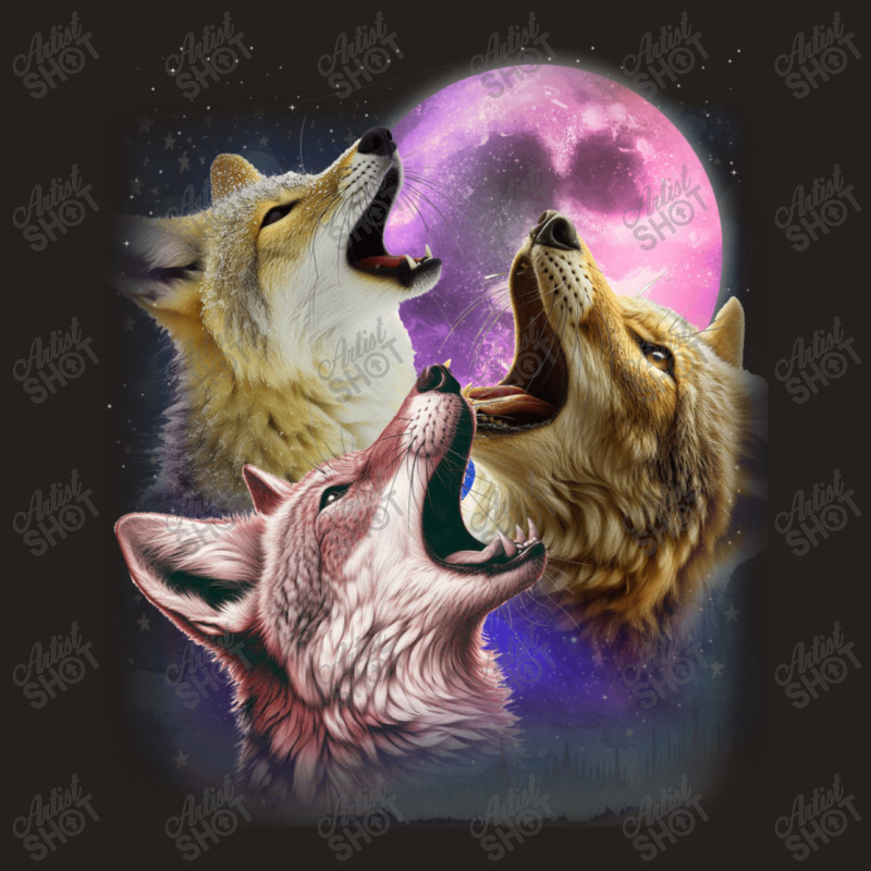 3 Jackals Howling At The Moon Tank Top | Artistshot