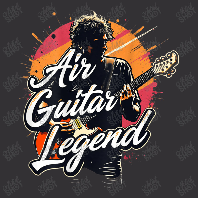 Air Guitar Lover Gag Vintage Hoodie And Short Set | Artistshot