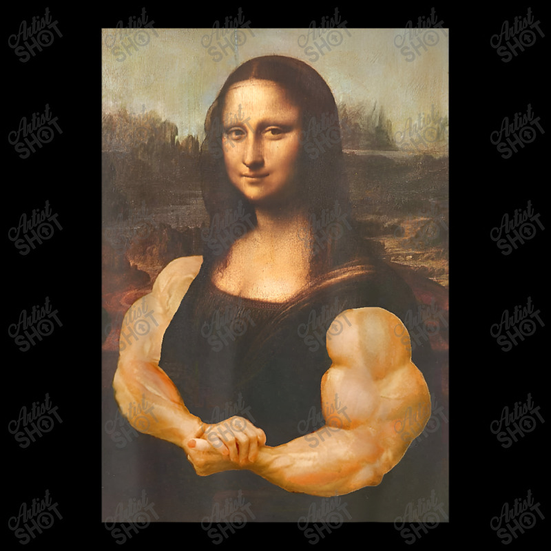 Funny Mona Lisa Bodybuilding Zipper Hoodie | Artistshot