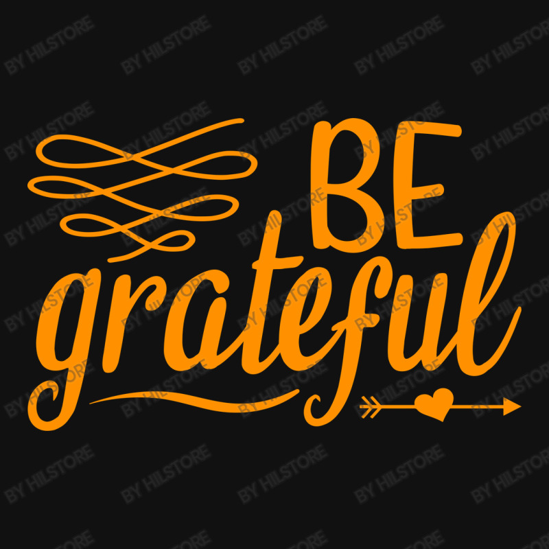 Be Grateful, Heart Metal Print Horizontal | Artistshot