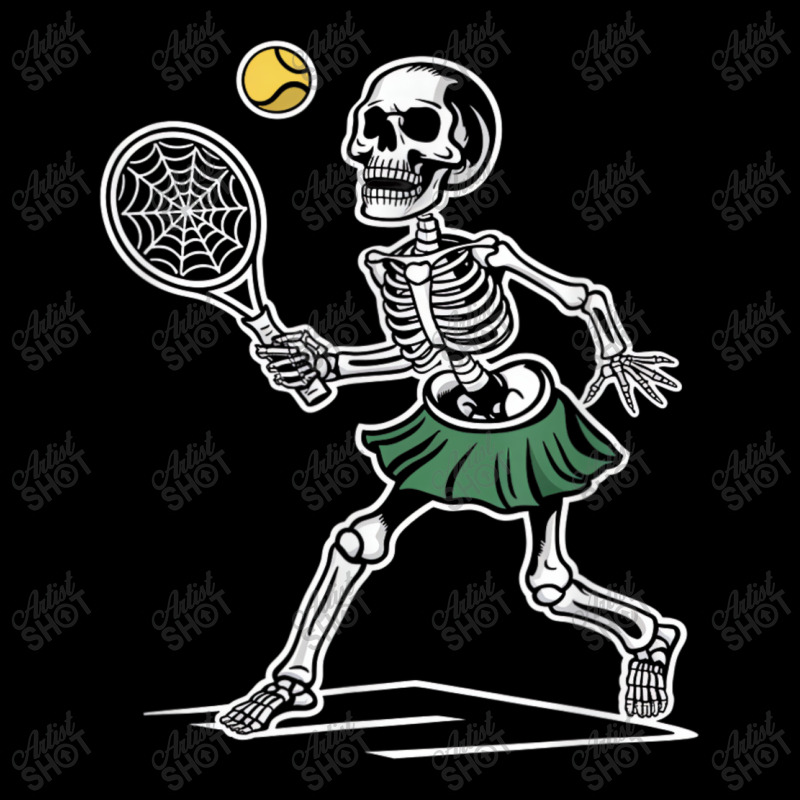 Spooky Tennis Halloween Skeleton Pocket T-shirt | Artistshot