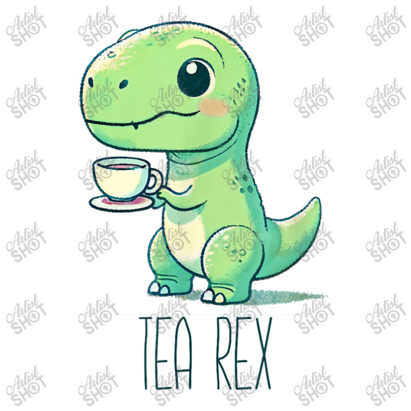 Tyrannosaurs Rex Cute Funny Sip Tea Bomber Jacket | Artistshot