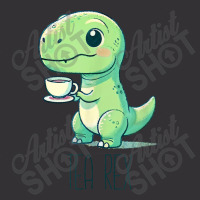 Tyrannosaurs Rex Cute Funny Sip Tea Vintage Short | Artistshot