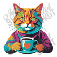 Coffee Addict Funny Cat Milk Debie Paper Bag - 10 X 5 X 13 | Artistshot