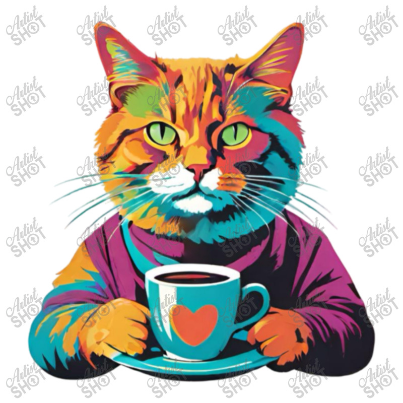 Coffee Addict Funny Cat Milk Debie Paper Bag - 10 X 5 X 13 | Artistshot