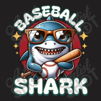 Funny Baseball Shark T-shirt | Artistshot