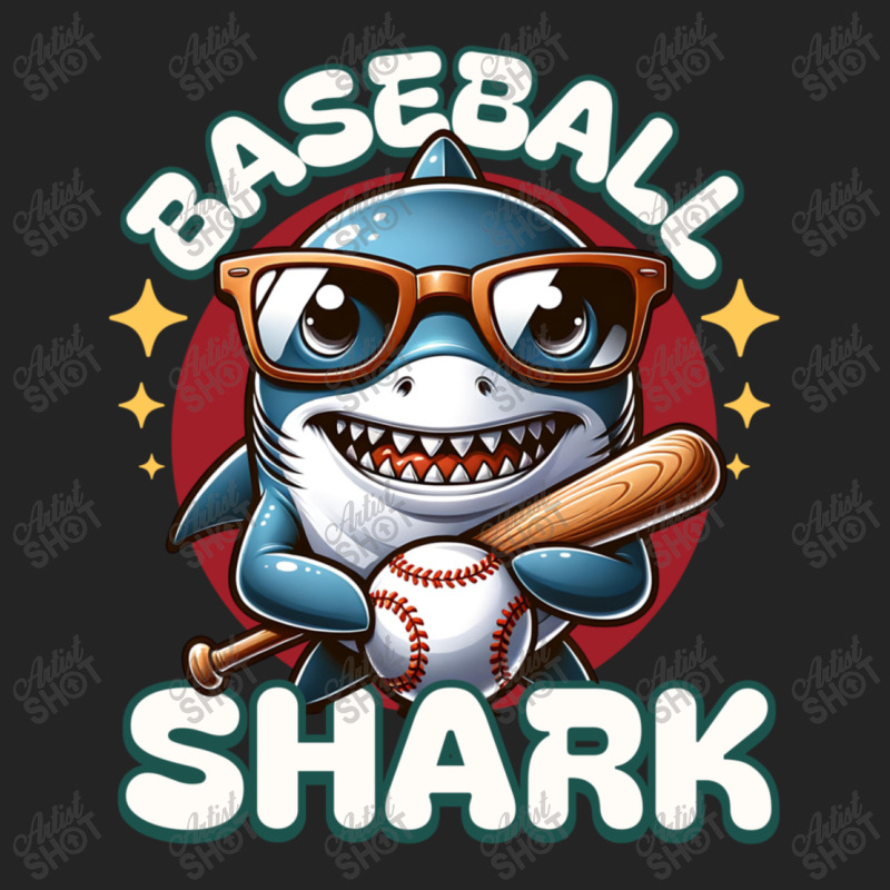 Funny Baseball Shark 3/4 Sleeve Shirt | Artistshot