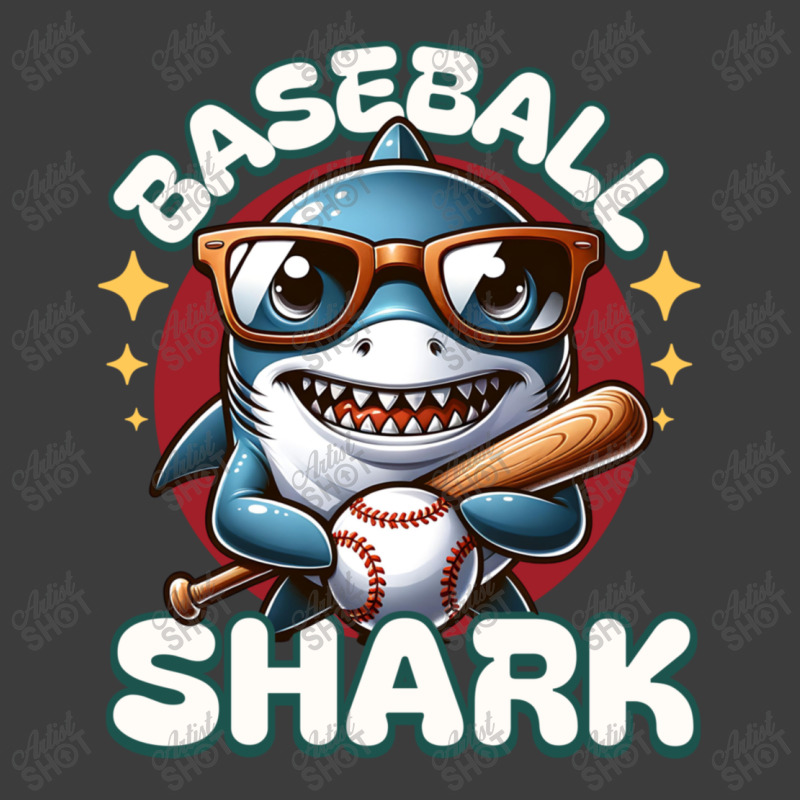 Funny Baseball Shark Men's Polo Shirt | Artistshot