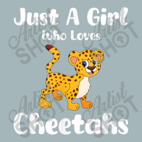 Just A Girl Who Loves Cheetahs Unisex Sherpa-lined Denim Jacket | Artistshot