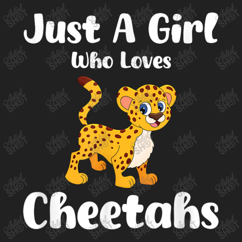 Just A Girl Who Loves Cheetahs Basic T-shirt | Artistshot