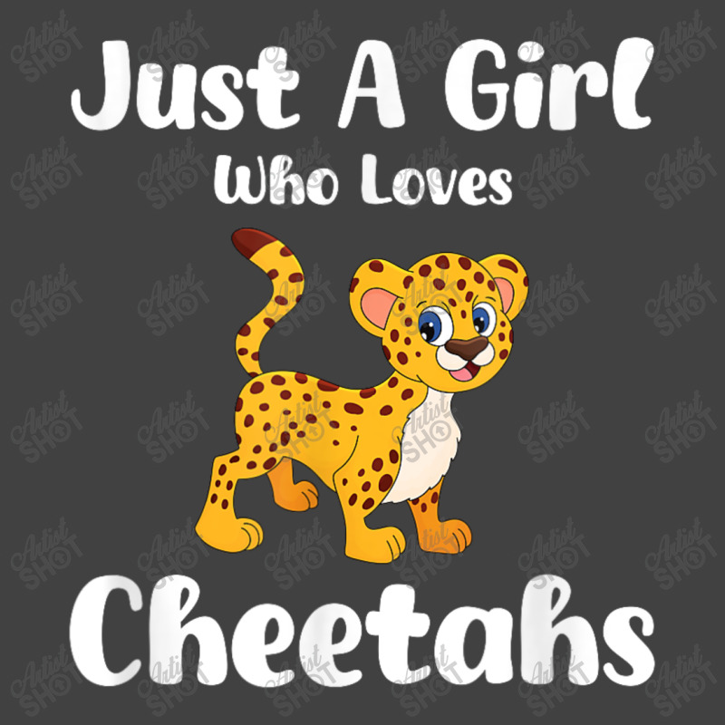 Just A Girl Who Loves Cheetahs Vintage T-shirt | Artistshot