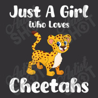 Just A Girl Who Loves Cheetahs Vintage Hoodie And Short Set | Artistshot