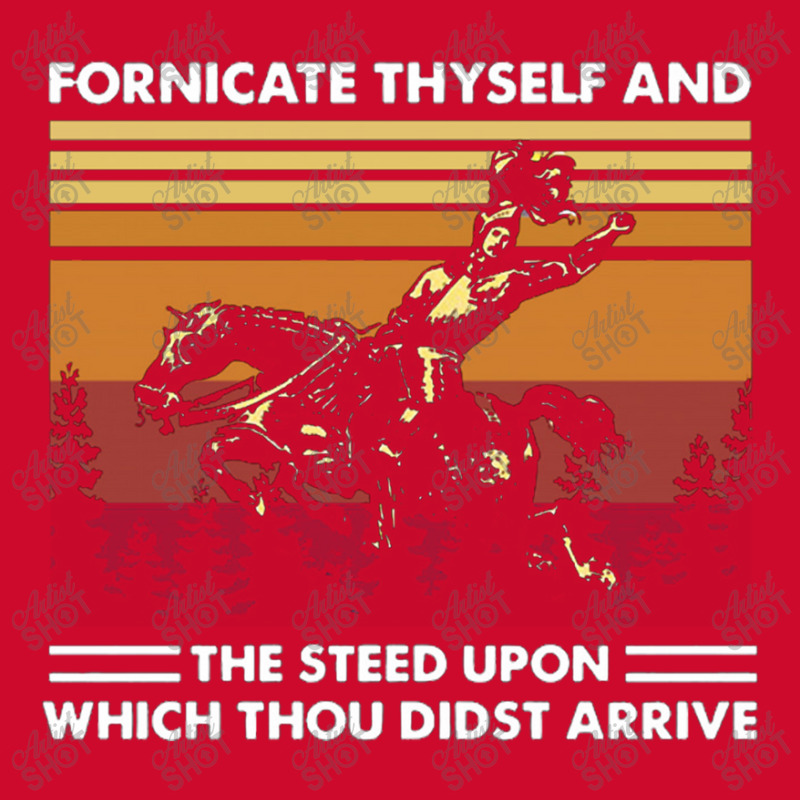 Fornicate Thyself And Steed Upon Which Thou Didst Arrive Vintage Retro Trucker Cap by AngieHerronr | Artistshot