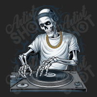 Skeleton Dj Lazy Halloween 3/4 Sleeve Shirt | Artistshot