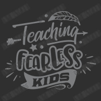 Teaching Fearless Kids Round Leatherette Patch | Artistshot