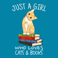 Just A Girl Who Loves Books And Cats Reading Retro Trucker Cap | Artistshot