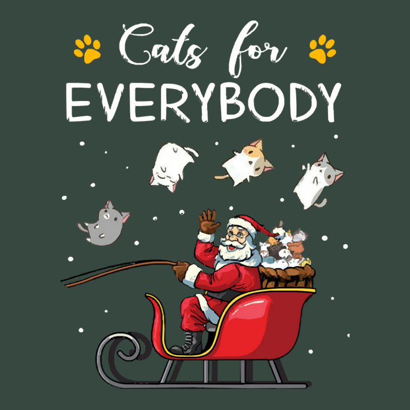 Cats For Everybody Christmas Cute Cat Cats For Everybody Christmas Cut Seamless Cap by bullockshound | Artistshot