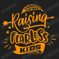 Rasising Fearless Kids Drawstring Bags | Artistshot