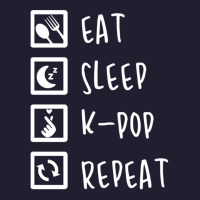 Eat Sleep K-pop Repeat Perfect Combination Music Shirt Essential Seamless Cap | Artistshot