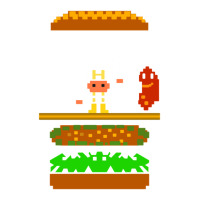 Burger Time Retro 80's Arcade Game Design Seamless Cap | Artistshot