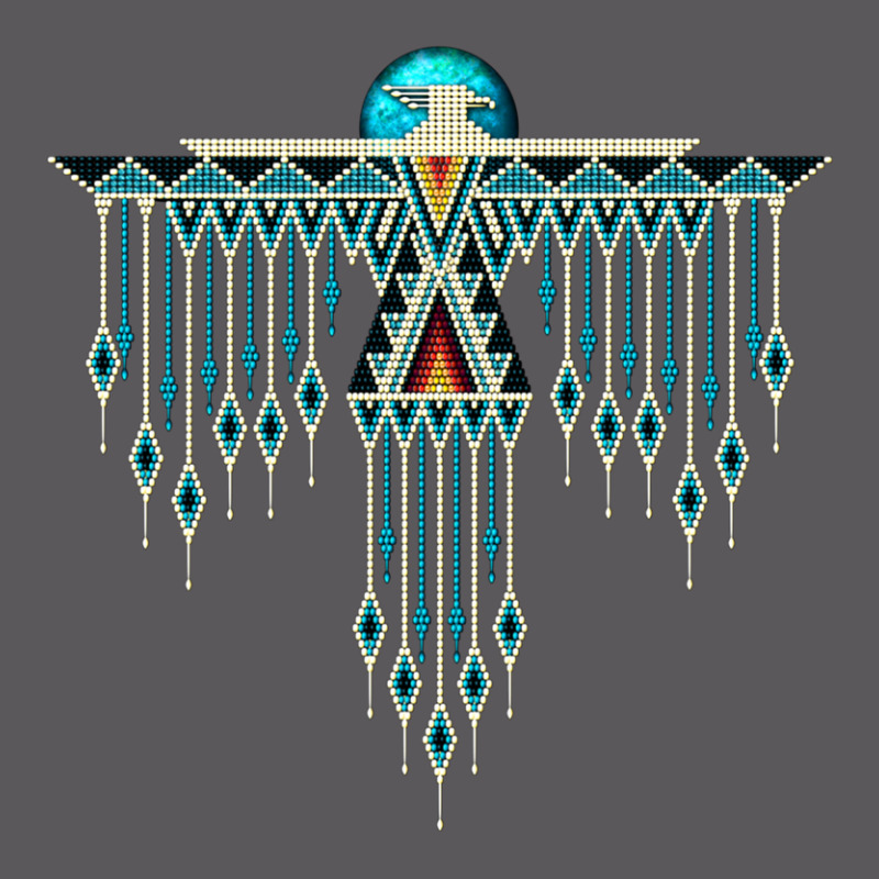 Native American Southwest-style Turquoise Thunderbird 1 Seamless Cap | Artistshot