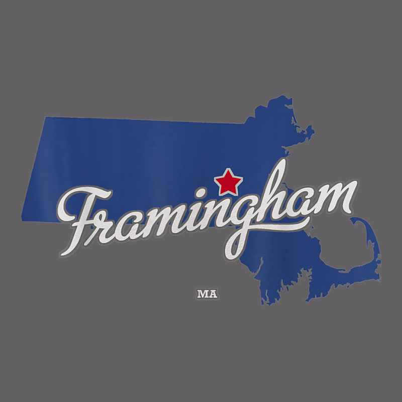 Framingham Massachusetts Ma Map T Shirt Yupoong Trucker Cap by cm-arts | Artistshot