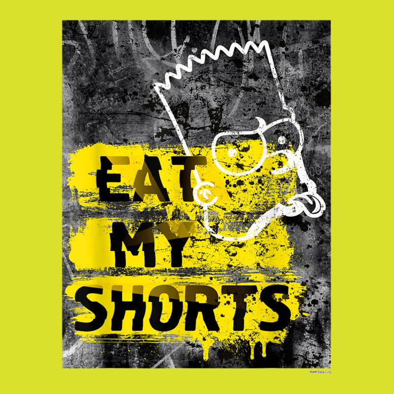 The Simpsons Bart Simpson Eat My Shorts Graffiti T Shirt Foam Snapback hat by cm-arts | Artistshot