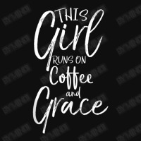 Christian Jesus Saying This Girl Runs On Coffee And Grace Foam Snapback Hat | Artistshot