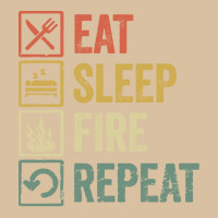 Fire T  Shirt Funny Eat Sleep Fire Repeat Retro Vintage Gift T  Shirt Foam Snapback Hat | Artistshot