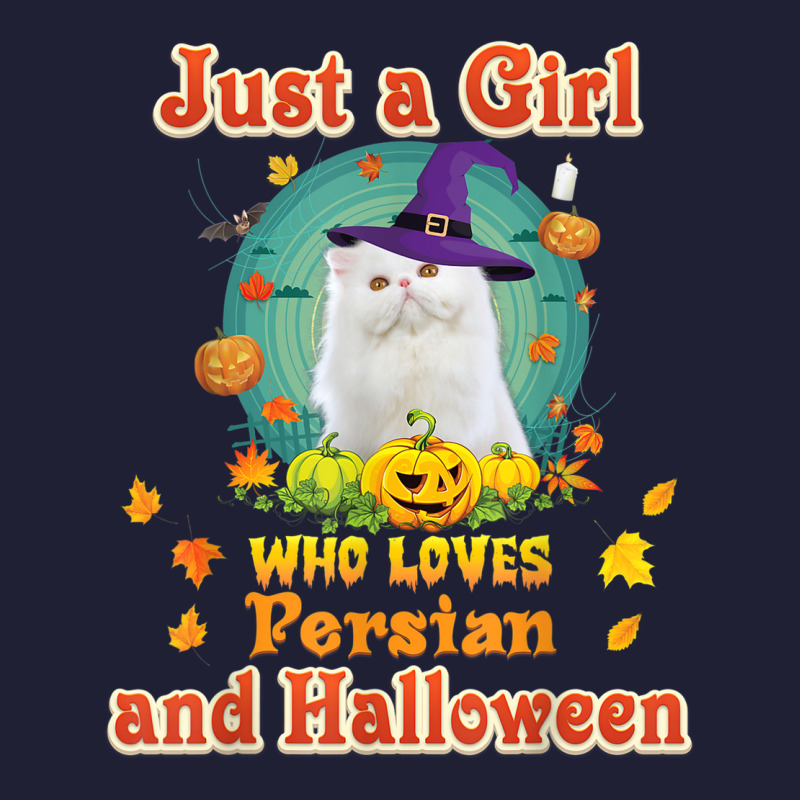 Just A Girl Who Loves Persian Cat And Halloween Witch 5 Panel Snapback Cap | Artistshot