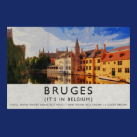 In Bruges Bruges (it?s In Belgium) Travel Poster-irwoq 5 Panel Snapback Cap | Artistshot