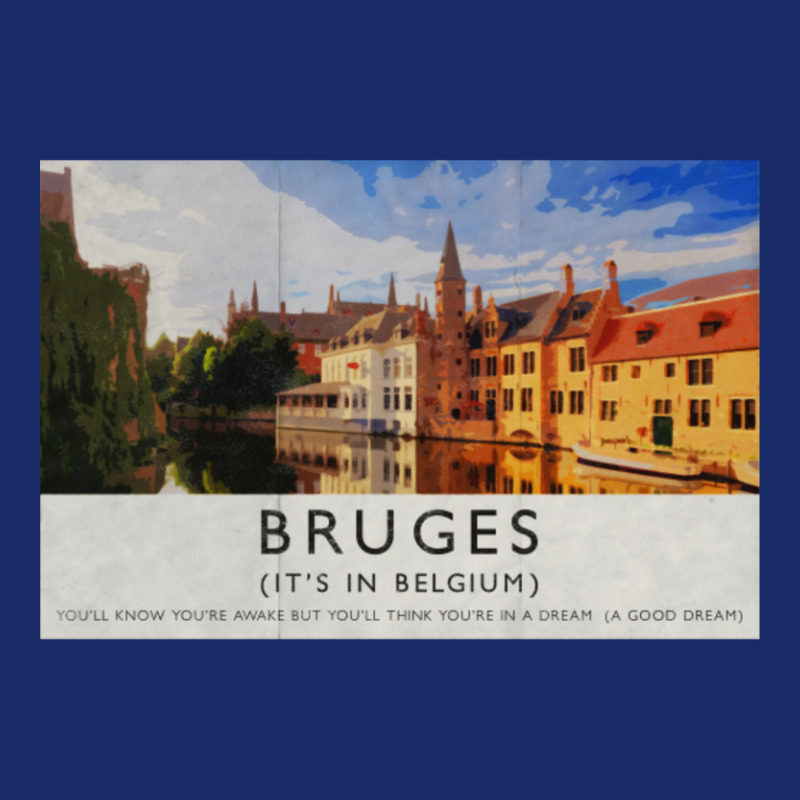 In Bruges Bruges (it?s In Belgium) Travel Poster-irwoq 5 panel snapback cap by Kosdapen517 | Artistshot