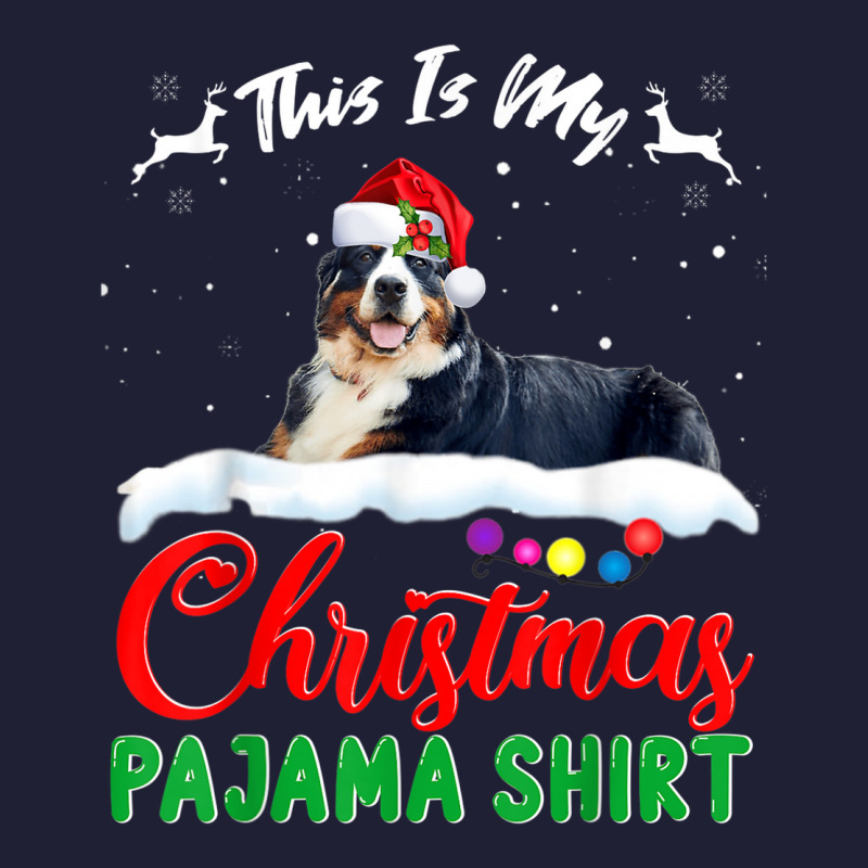 This Is My Christmas Pajama Bernese Mountain Xmas Dog Lover 5 Panel Snapback Cap | Artistshot