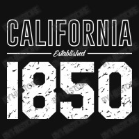 California Established 1850, Usa Portrait Canvas Print | Artistshot