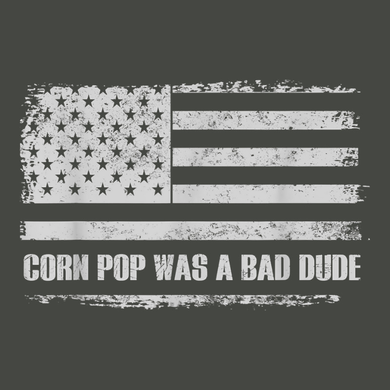 Corn Pop Was A Bad Dude Meme Vintage Us Flag Pa Trucker Cap | Artistshot