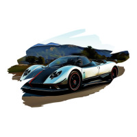 Pagani Zonda Cinque Racing Art Print Pa Trucker Cap | Artistshot