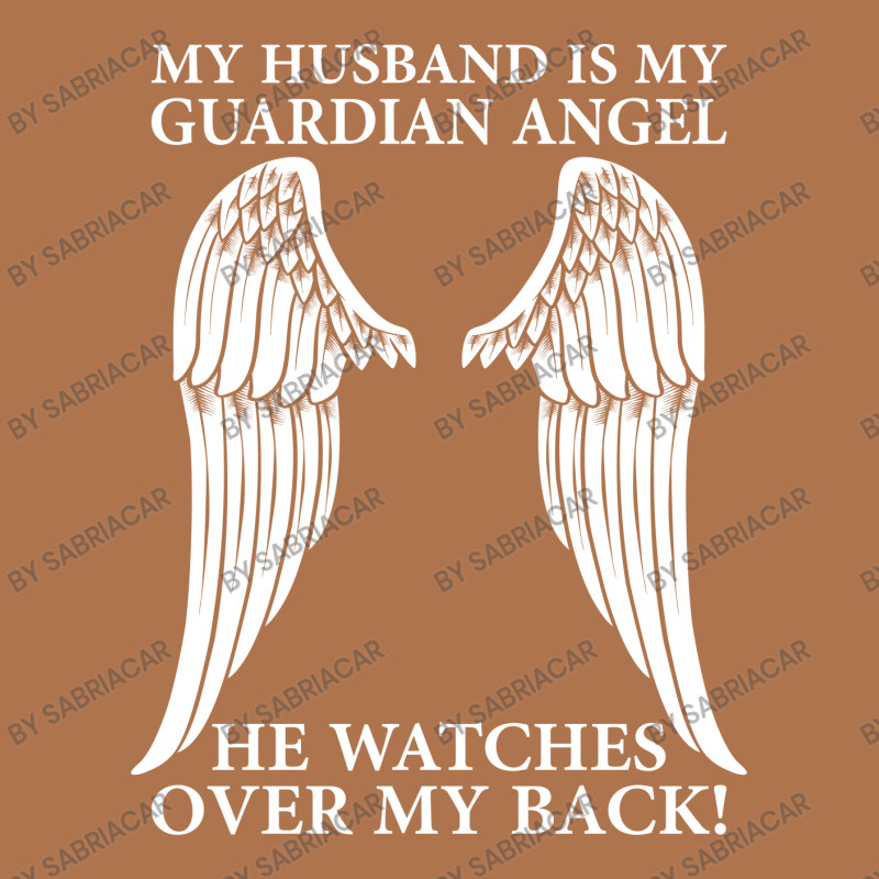 My Husband Is My Guardian Angel Vintage T-shirt | Artistshot