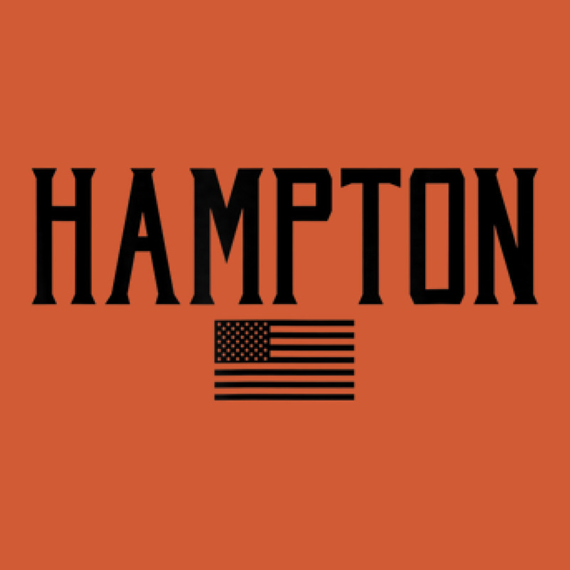 Hampton Us Flag Olive Green With Black Print Pa Trucker Cap | Artistshot