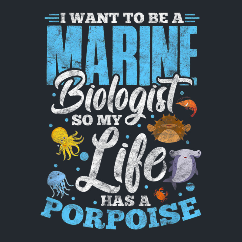 I Want To Be Marine Biologist So Life Has A Porpoise Grunge Pa Trucker Cap | Artistshot