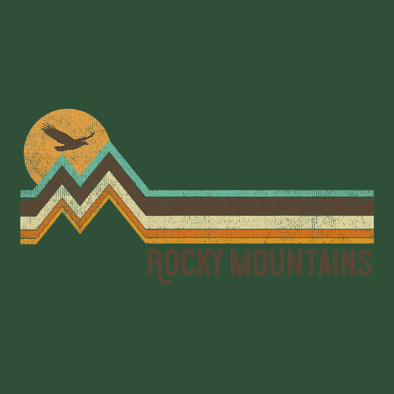 Rocky Mountain National Park 70's Retro Vintage Distressed Basic Backpack | Artistshot