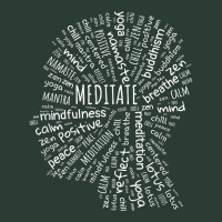 Meditate Mindfulness Zen Buddha Yoga Wordart T Shirt Fashion Visor | Artistshot