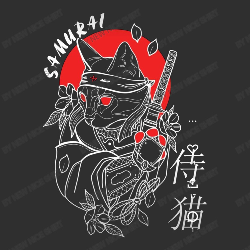 Cat Samurai Round Leatherette Patch | Artistshot