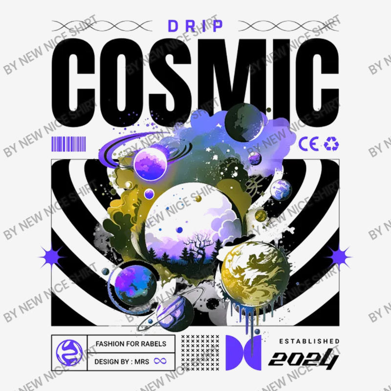 Cosmic Drip Crew Socks | Artistshot