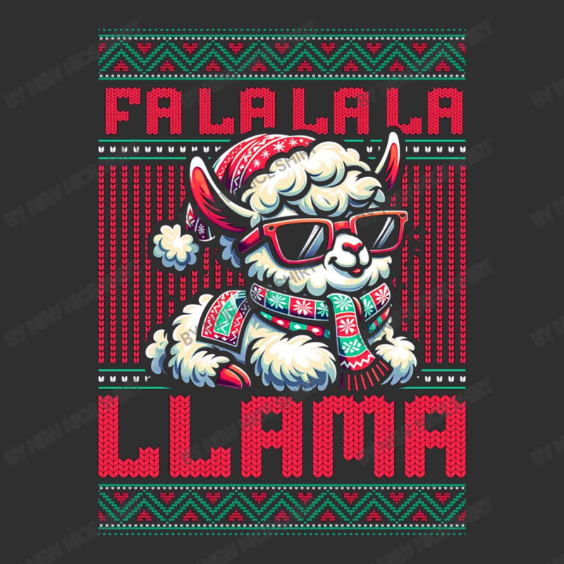 Fa La La La Llama Round Leatherette Patch | Artistshot