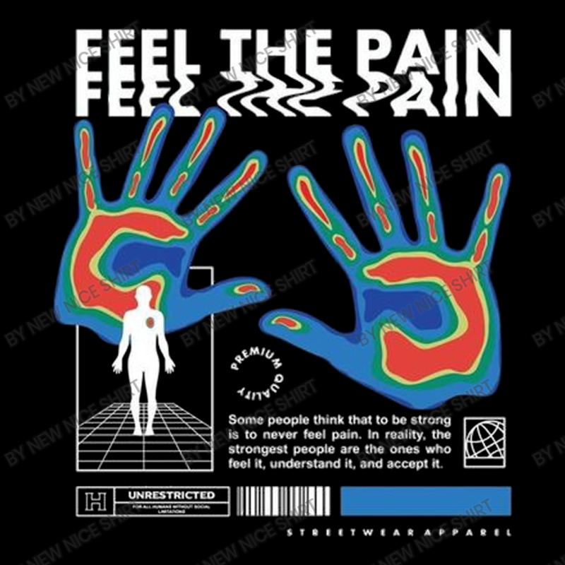 Feel The Pain Oval Patch | Artistshot