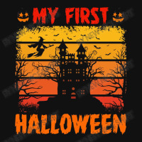 My First Halloween Metal Print Square | Artistshot