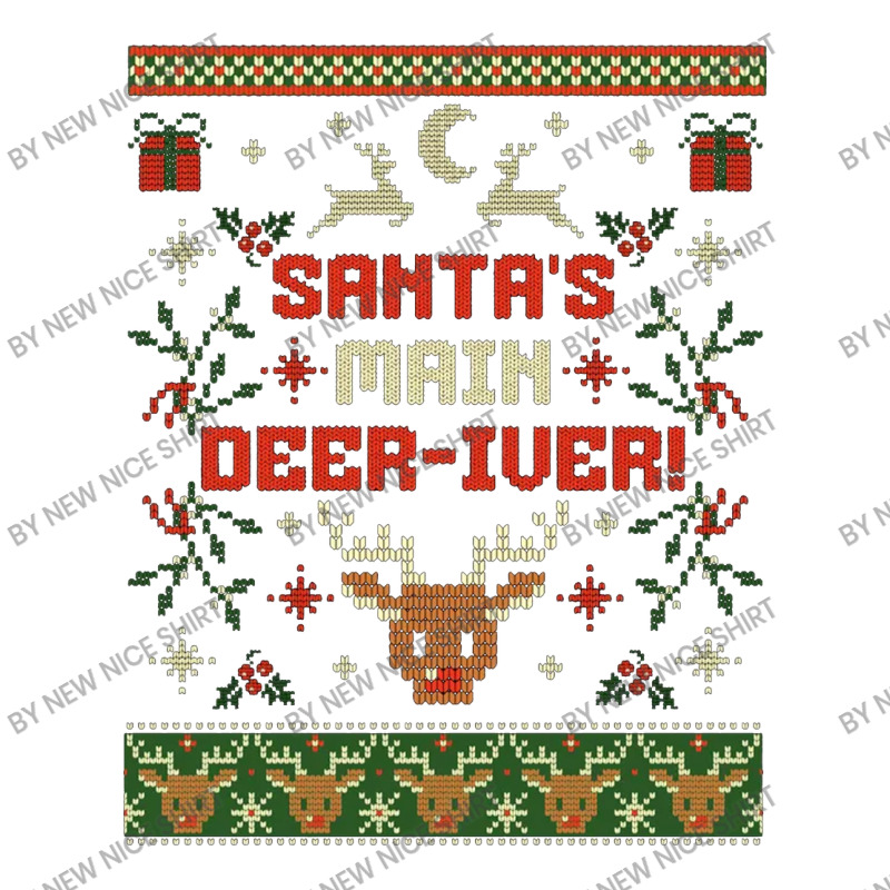 Santa's Main Deer-iver Bomber Jacket | Artistshot