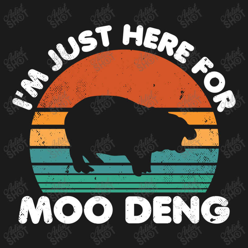 I'm Just Here For Moo Deng Nike Dri-fit Cap | Artistshot