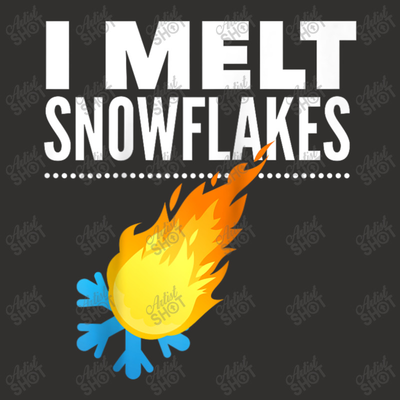 I Melt Snowflakes Funny Conservative Champion Hoodie | Artistshot