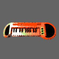 Retro Red Keyboard Synthesiser - Glitchy Mix Retro Trucker Cap | Artistshot